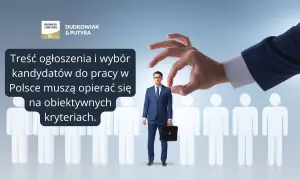 Ręka wybiera kandydata. Czy jednoosobowa działalność gospodarcza może zatrudniać pracowników? Treść ogłoszenia i wybór kandydatów do pracy w Polsce muszą opierać się na obiektywnych kryteriach.