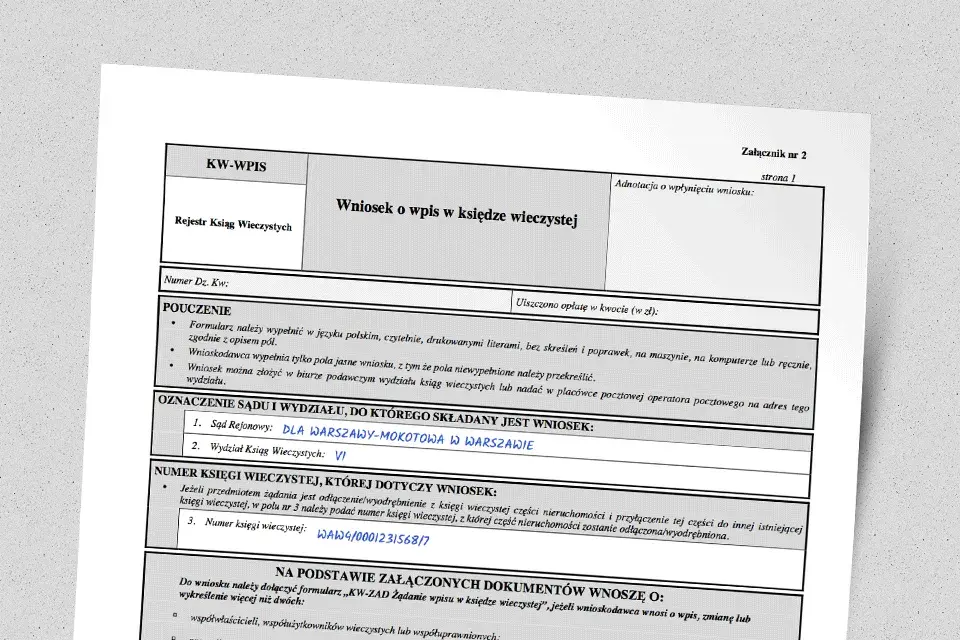 Jak wypełnić wniosek o wpis hipoteki - unikaj najczęstszych błędów