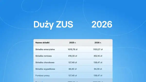 Tabela pokazuje składki ZUS na 2025 i 2026 rok. Dowiedz się, ile wynosi zus za pracownika na pół etatu w 2026 roku.